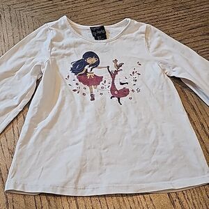 Long sleeve white shirt size 5T Cynthia Rowley